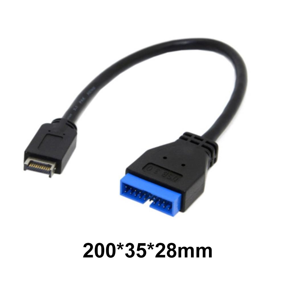 Кабель-удлинитель разъема материнской платы Замена USB 3.1 Header передней панели на USB 3.0 20-контактный кабель-удлинитель для материнских плат ASUS