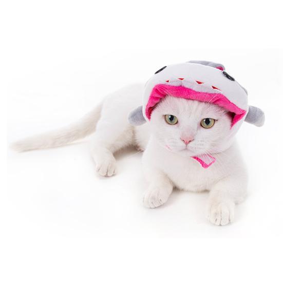 Котенок Мультяшный Животный Формы Мягкий Милый Кошачий Головной Убор Собака Перекрещенный Наряд Домашняя Шапка