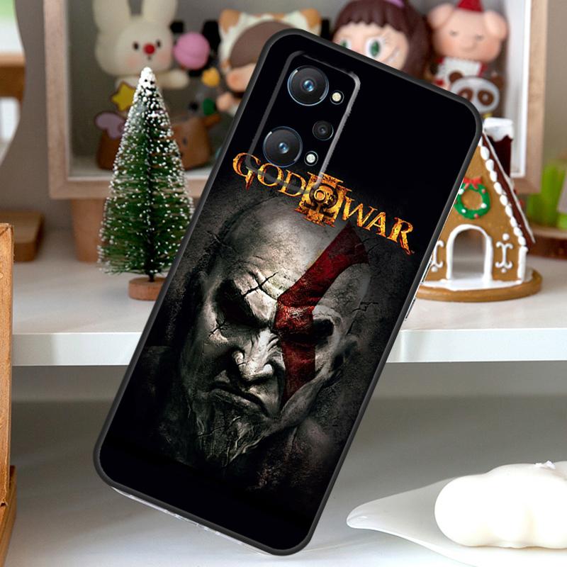 Чехол God of War для OPPO Realme C55 C35 C33 C31 C30 C25 C21Y C11 GT Neo 5 3T 2T Realme 10 9 11 Pro Plus