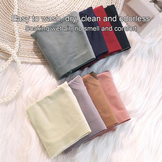 Women Panties Seamless Mid Waist Ice Silk Good Breathability Solid Color Slim Fit Thin Quick Dry Casual Sport Underpants Lady Briefs