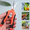 1pcs Gardening Scissors Stainless Steel Garden Branch Pruning for Tree Shears Fruit Picking Scissor Weed Potted Flower Pruners