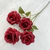 Artificial Rose Flower Wedding Hotel Restaurant Decoration Ornament Desktop