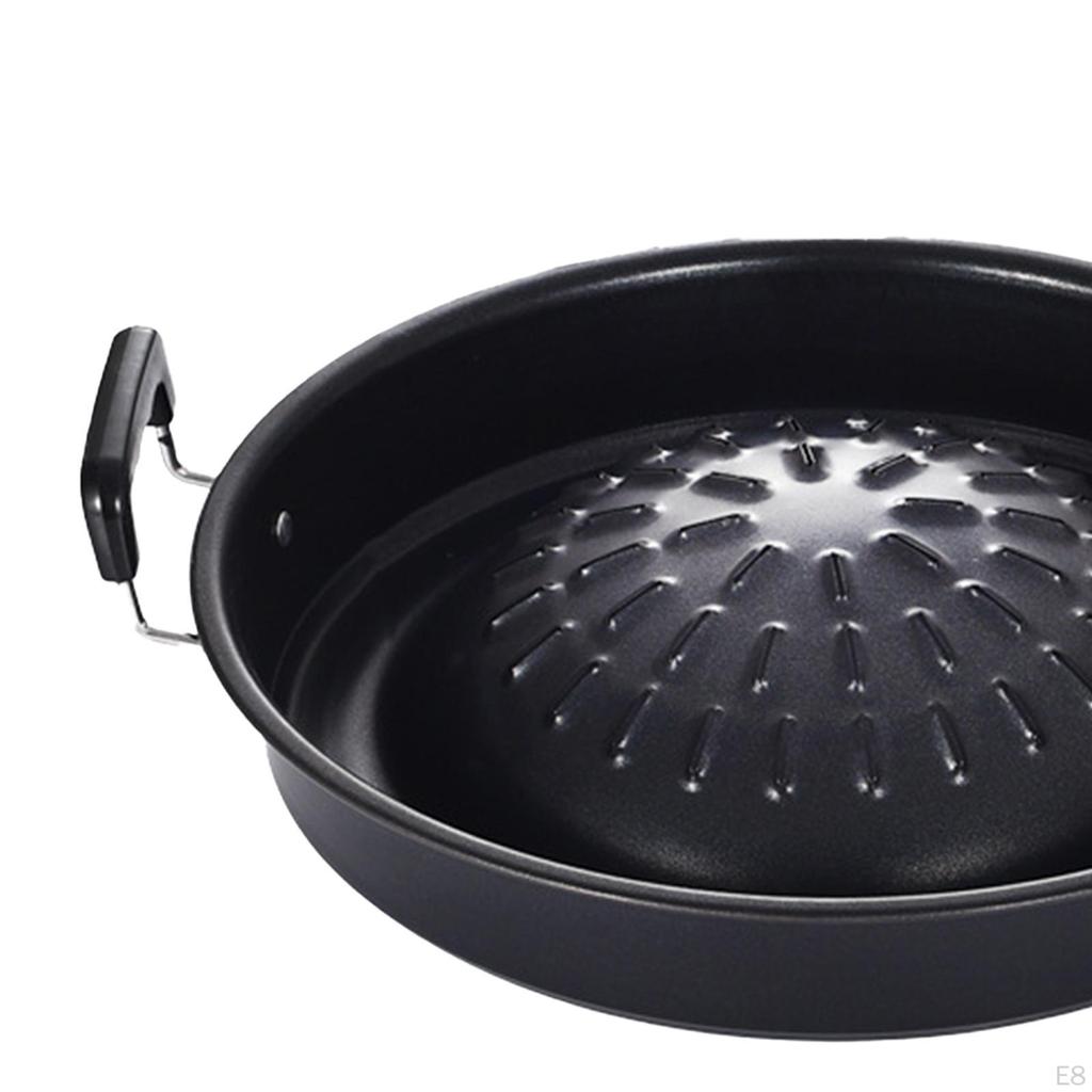 Сковорода-гриль для барбекю с антипригарным покрытием, сковорода-гриль для газовых плит, открытая в помещении или на открытом воздухе