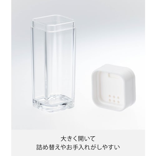 Yamazaki Salt and Pepper Shakers, Spice Bottle, Aqua, White, 2880