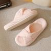Women's Home Slippers New Corduroy Cross Cotton Slippers Household Autumn Home Warm Indoor Thick Bottom House Slippers for Women