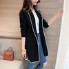 Plus Size Women Long Coats Long Sleeve Casual OL Cardigan Pocket Solid Jumper Coat Ladies Casual Jacket