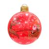 18.9 Inch Giant Inflatable Christmas Ball Outdoor Large PVC Blow Up Ball for Outside Yard Lawn Porch Decoration