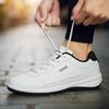 New Men's Shoes Fashion Leather Casual Sneakers Sports Running Shoes Sapatos Femininos Zapatos De Hombre Plus Size 38-48