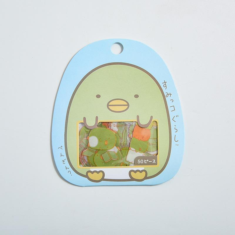 Cartoon Creature PVC Stickers Set - Waterproof, Transparent, DIY Decoration, Small Pattern Sealing Stickers