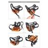 1Pc Pedal Straps Bicycle Feet Strap Bike Strap, Toe Clip Strap, Black