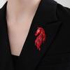 Handcraft Horse Head Brooch Portable Alloy Accessory for Casual Formal Outfits