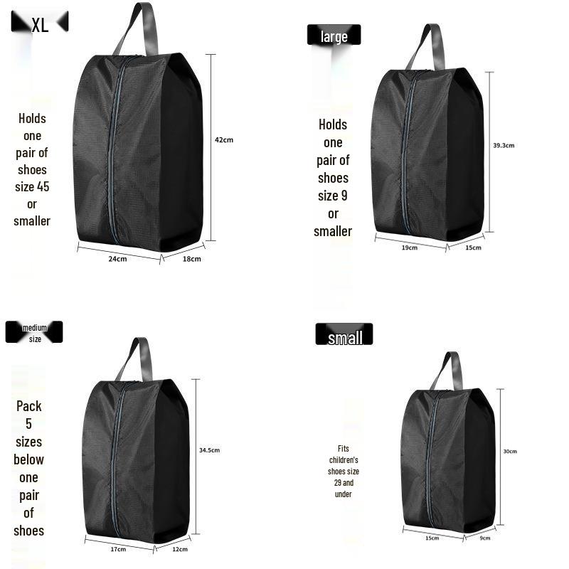 Портативная, складная сумка для хранения обуви - Пыле- и влагозащищенная, большой вместимости, разных размеров