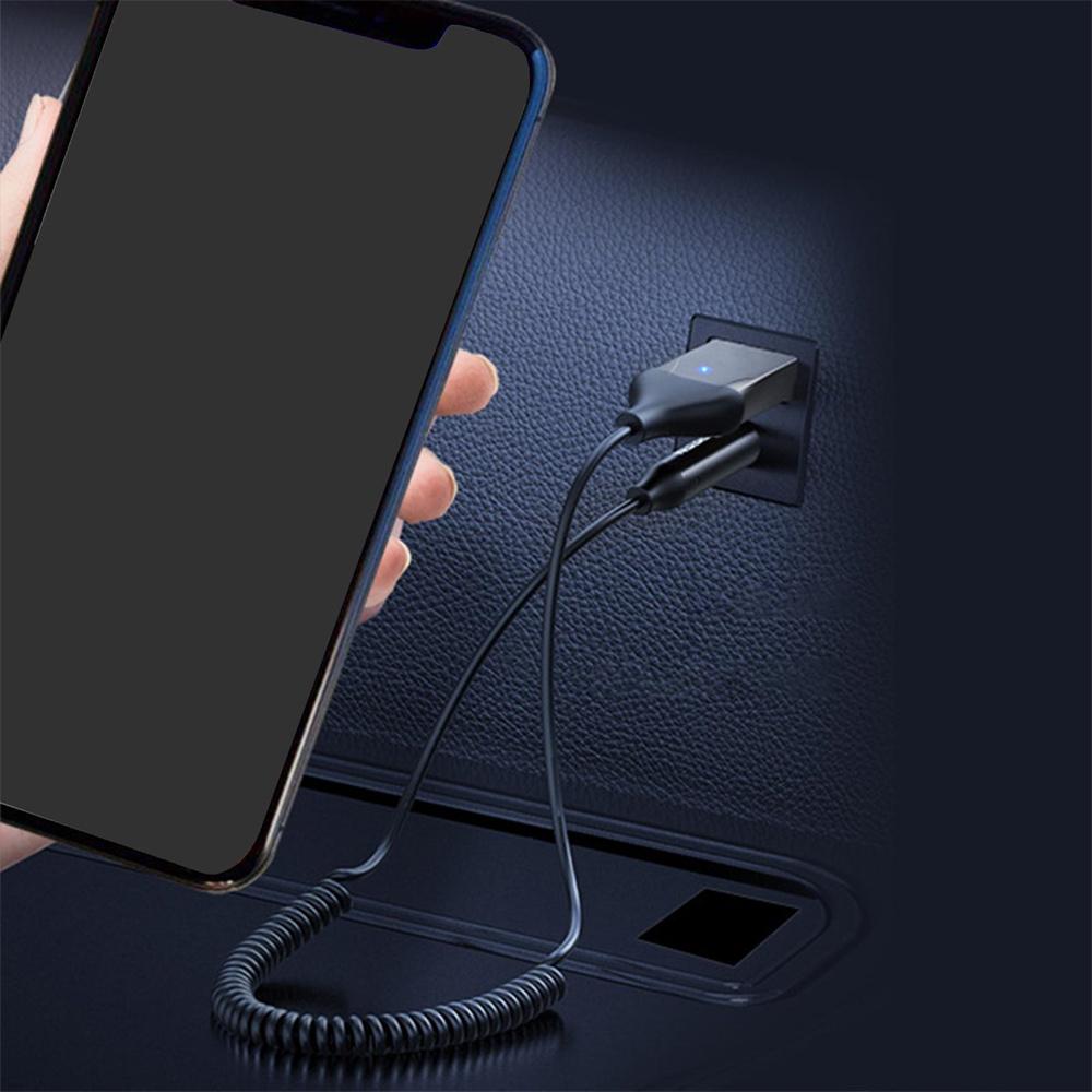 Новый мини AUX автомобильный Bluetooth 5.0 приемник громкой связи стерео выход аудио кабель адаптер