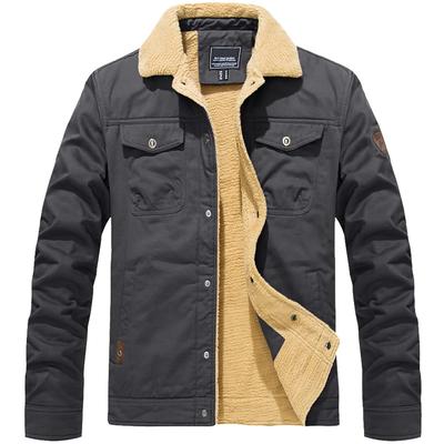 Куртка Cargo Boa Folded Work Cold Weather Large Military Brushed Dark Gray L [KEFITEVD] Куртка, Мужская куртка, Воротник, Верхняя одежда, Однотонная, Одежда, Размер,