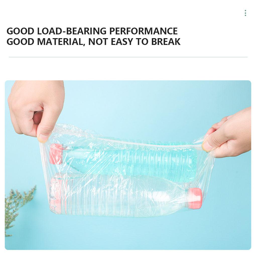 100X Крышка для еды Пластиковая пленка Свежие крышки Многоразовые Моющиеся Удобные Бытовые аксессуары Миска Бутылка Кухонный гаджет