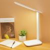 3 режима затемнения, сенсорное управление, складная настольная лампа, USB перезаряжаемая батарея, светодиодная лампа для чтения, домашний декор