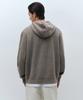 MUSINSA STANDARD [Victoria Wool] Ribbed Hooded Knit [Taupe]