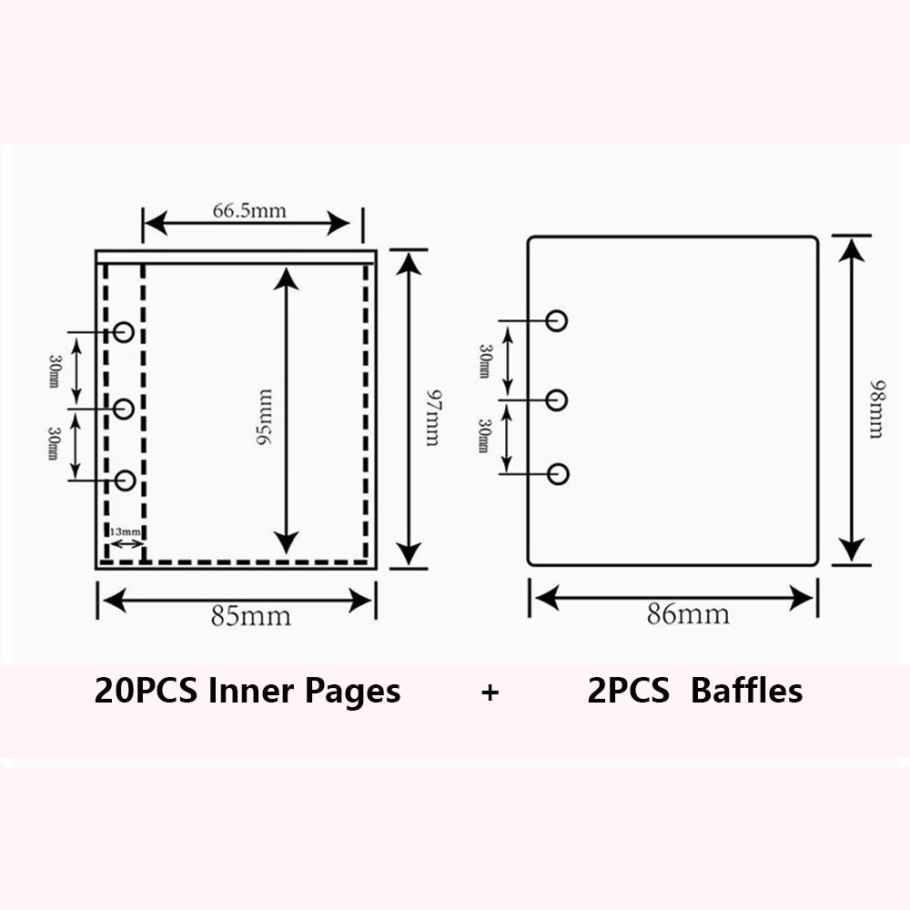 Star Pattern Photo Album A5 3-inch Small Card Storage High Quality Photocard Holder  Stationery