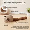 Cat Plush Sounding Mouse Toy for Indoor Outdoor Interactive Play