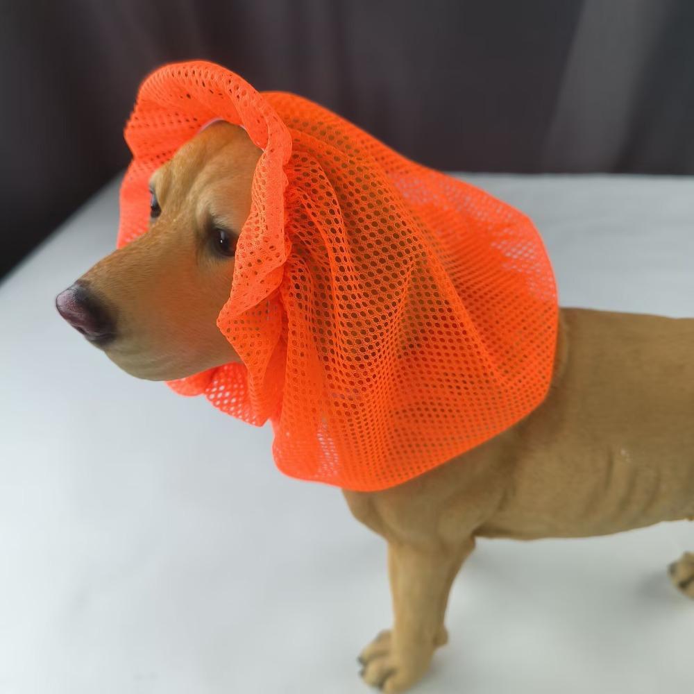 Anti-mosquito Pet Dog Earmuffs Mesh Ear Protective Cover Pet Snood  Ear Protection