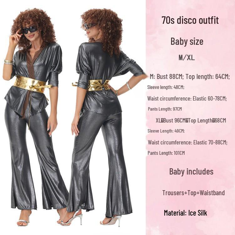 Хэллоуинский костюм диско-хиппи 70-х