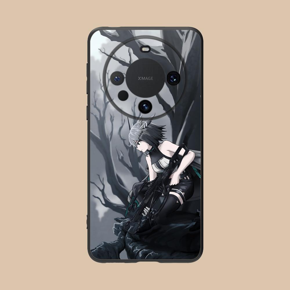Чехол-бампер Arknights Greythroat из матового ТПУ для Huawei Mate 60 50 40 30 20 10 Pro Plus Lite E 5G, цветная печать