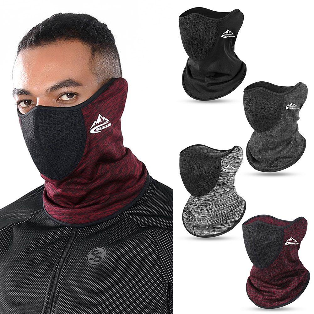 Warm Cold Protection Outdoor Sports Hood Scarf Cap Motorcycle Face Mask Neck Brace Balaclava