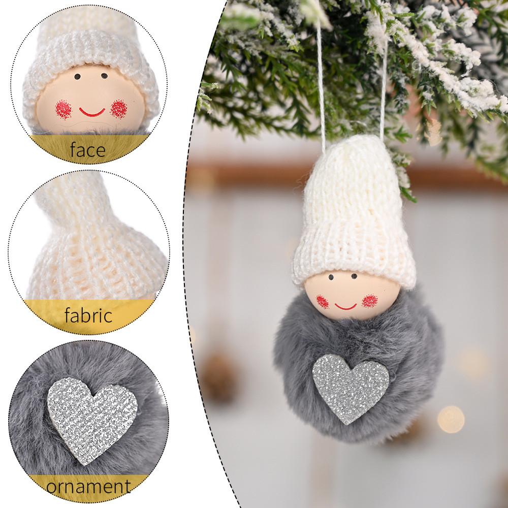 Charming Mini Snowman Plush Doll Ornament Perfect For Christmas Tree Decor