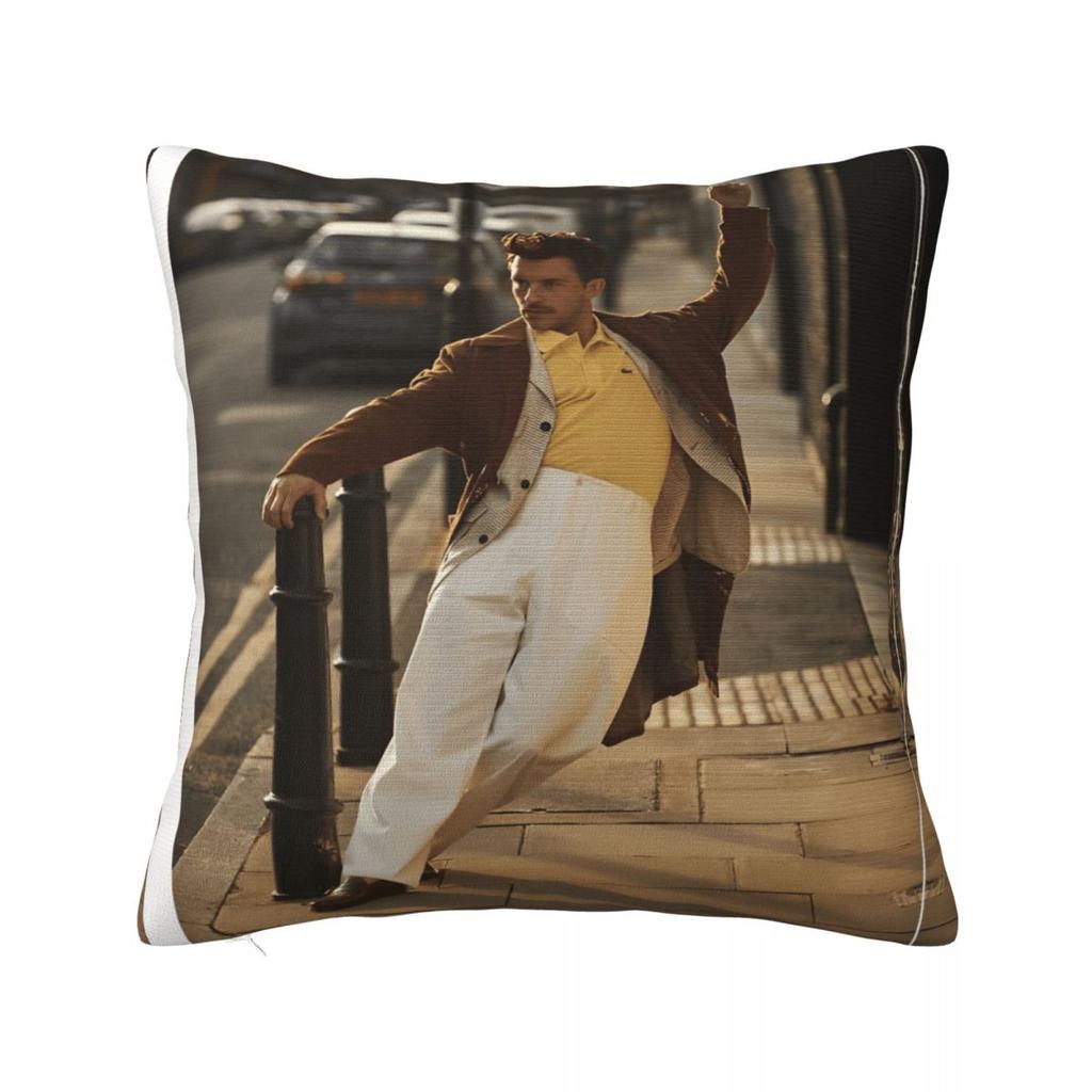 Jonathan Bailey Pillow Cover Square Pillow Case Cushion Cover Funny Custom DIY Pillowcases For Living Room Chair