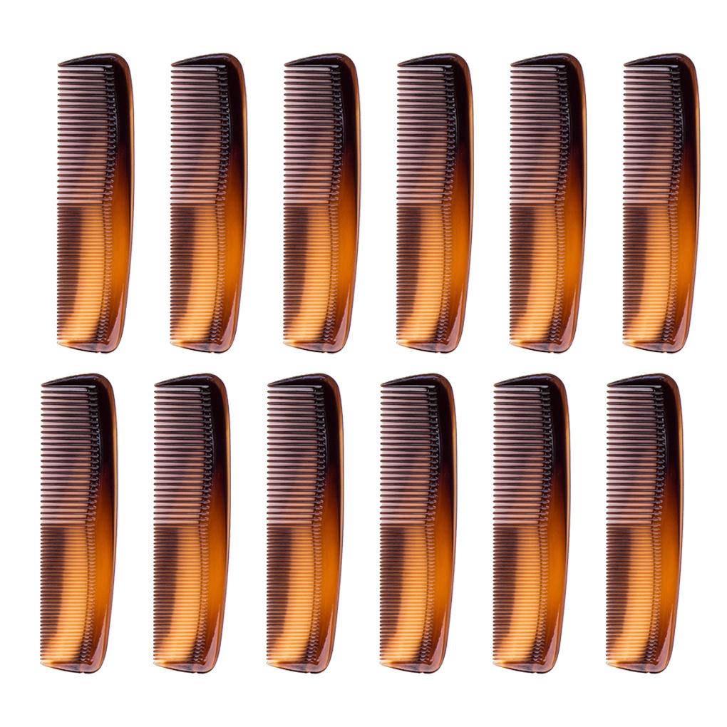 12 Pack Styling Hair Comb Portable Small Useful Barbershop Tools Ple Modelling Supply for Home Hair Salons Men Women Children
