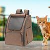 Backpack Pet Carrier Kittens Rucksack Breathable Bag Going Out Cat Knapsack for Hiking