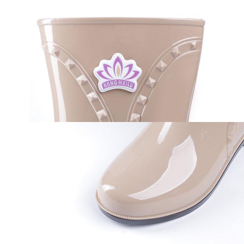 Непромокаемые сапоги, женская непромокаемая обувь, модные нескользящие непромокаемые сапоги для взрослых, резиновая обувь для мытья автомобиля на кухне