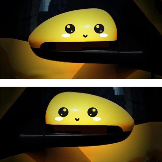 2шт прекрасный глаз/панда мультфильм светоотражающий автомобиль зеркало заднего вида наклейка наклейка декор