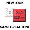 Струны для электрогитары Fender SuperSonic™ 150R, Чистый никель, Шариковый конец, Калибры .01...