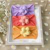 New children's suit headband, nylon flower baby seamless headscarf, soft and comfortable baby hair accessories
