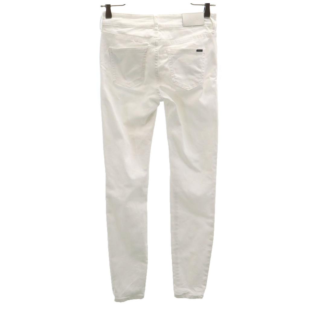 Armani Exchange Crushed Super Skinny Pants W25 White Women Used