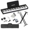 [Обновленный набор подставки для пианино 2022] Цифровое пианино Longeye, 61 клавиша, ход 10 мм, ультракомпактное, портативное, идеально подходит для начинающих и практики, встроенное