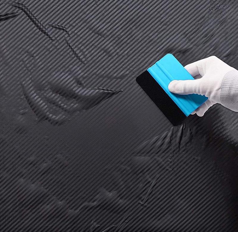 Установка винила Инструменты для тонировки Аксессуары для автомобильных наклеек Обертывание карбоновой пленкой Войлочный скребок Скребок для мытья окон Стеклоочиститель
