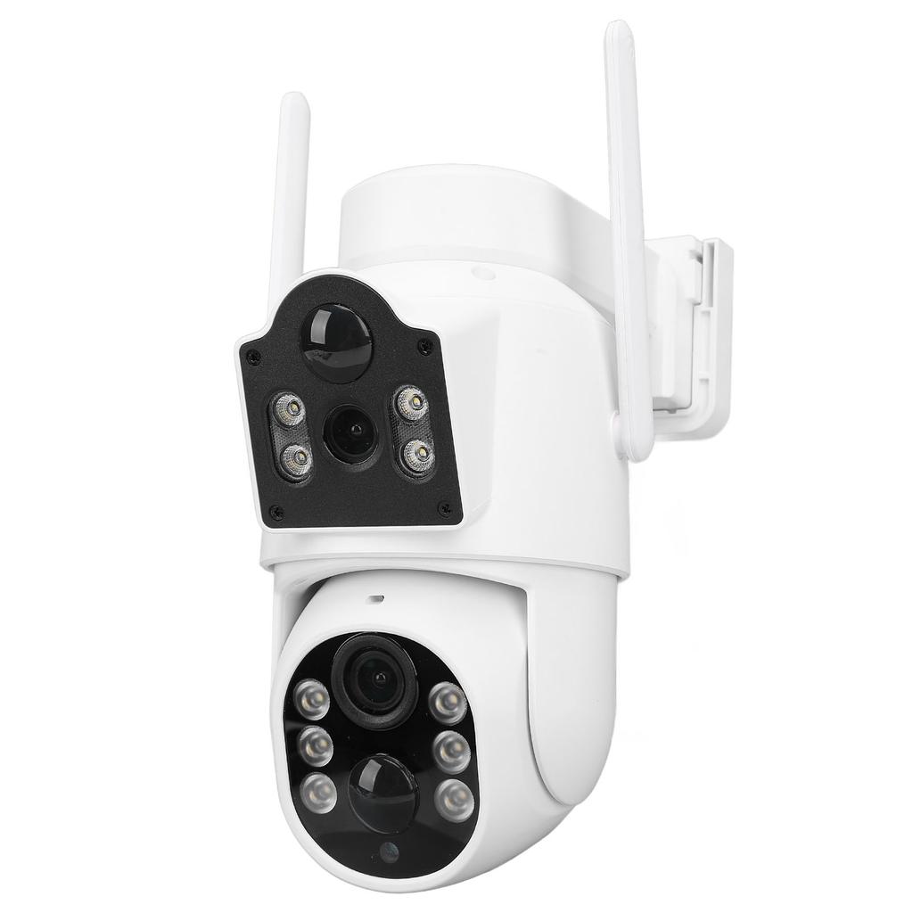 Outdoor Solar Security Cameras 2MP Dual Lens High Definition Remote Network WiFi Camera