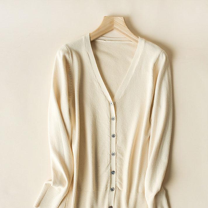 Женский свитер, однотонный вязаный кардиган с v-образным вырезом на пуговицах и длинными рукавами, верхнее пальто, теплое, большие размеры, большие размеры