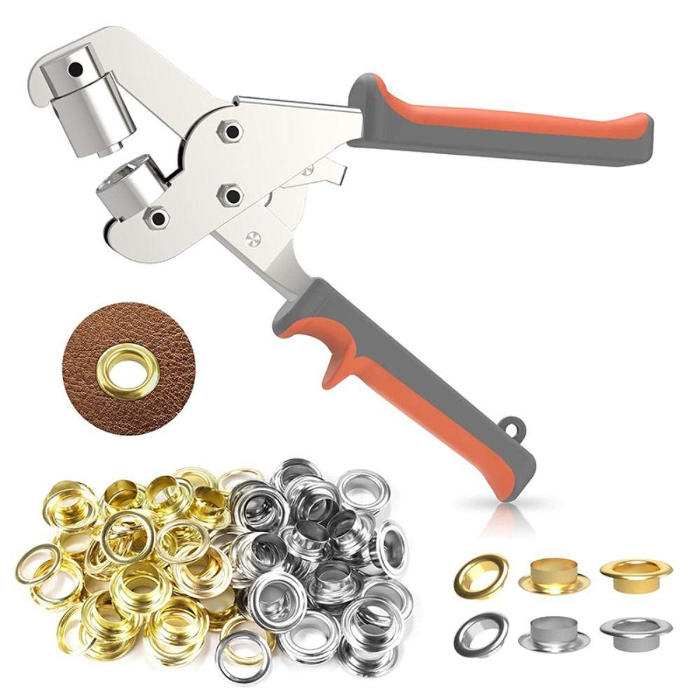 Handheld Installation Eyelets Button Pliers Comfortable Handle Manual Puncher  Hand Tool