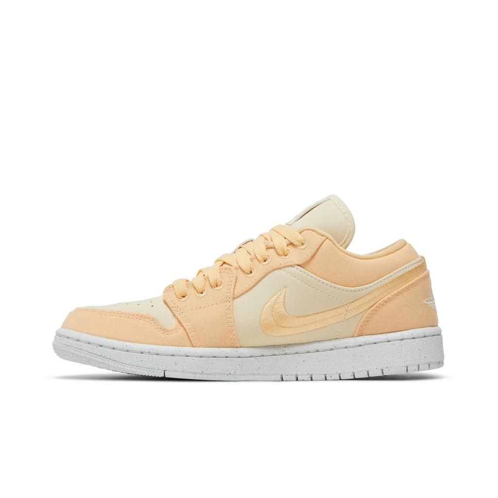 Womens Air Jordan 1 Low SE 'Celestial Gold' (women's sizes) Celestial Gold / Sail / Muslin Vintage Basketball Shoes DV0426 200