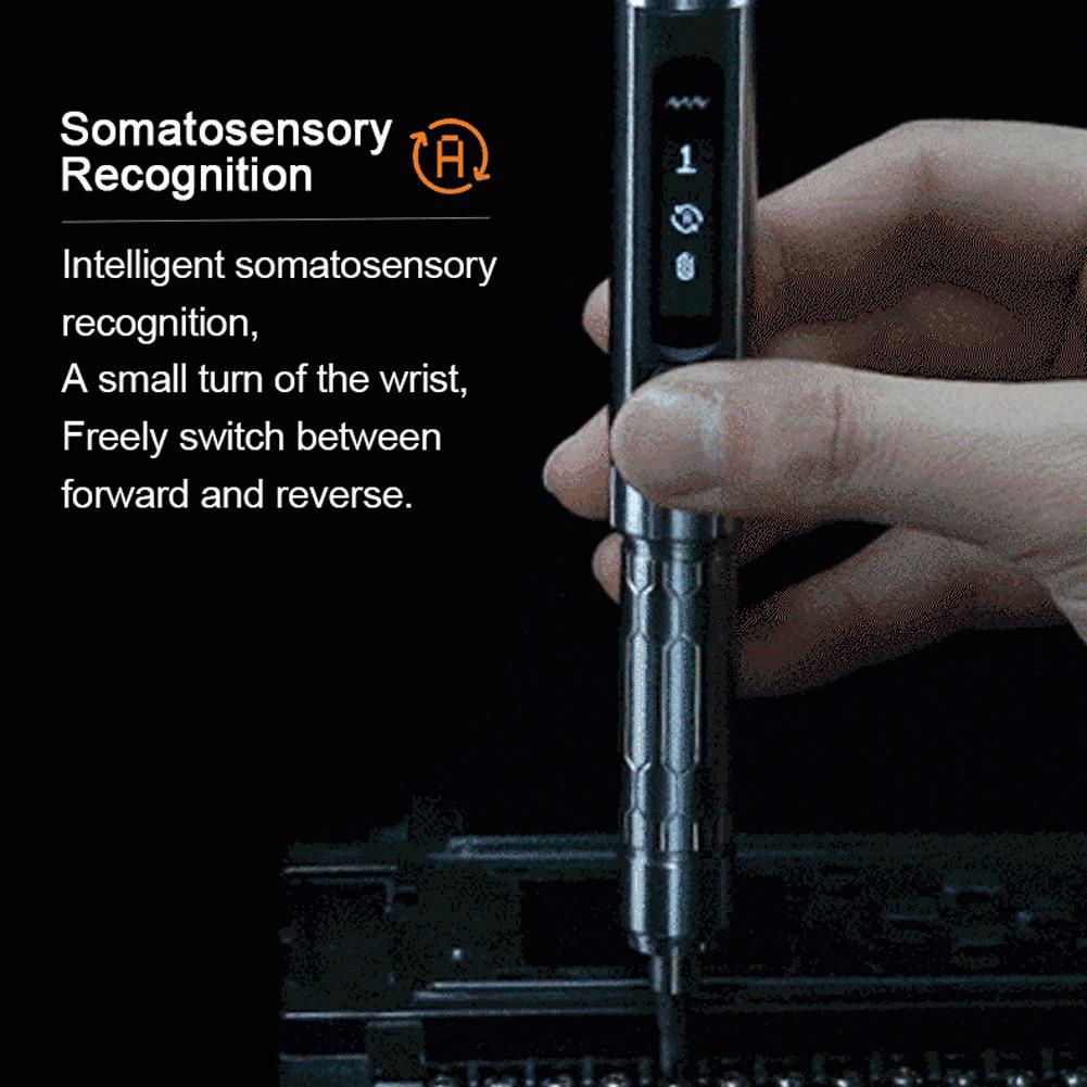 MINIWARE ES15 Электрическая отвертка с интеллектуальным управлением движением Ручная портативная отвертка High