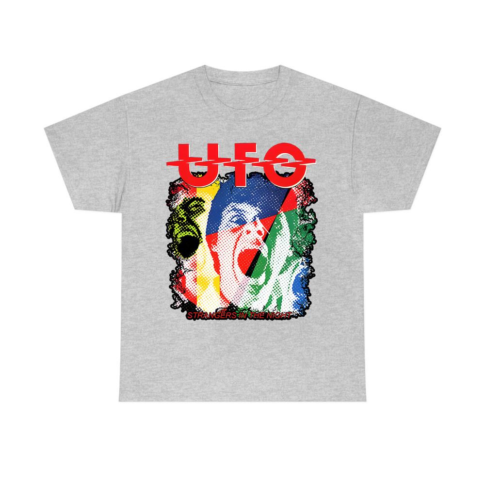 UFO band album gray T-shirt short sleeve All sizes JJ4080 Unisex T-Shirt