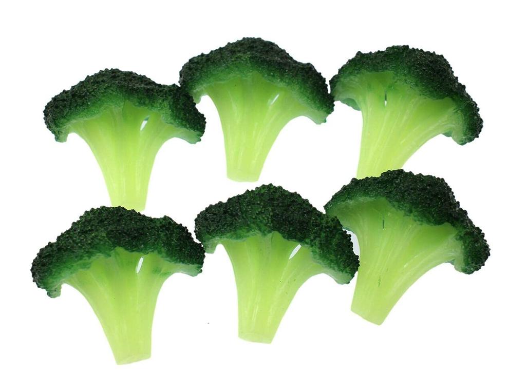 Speed mao Realistic Broccoli Food Sample Set of 6 Models,