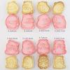 8Pcs/Set Cat Cookie Cutters Plastic 3D Cartoon Pressable Biscuit Mold Cookie Stamp Kitchen Baking Pastry Bakeware Tool