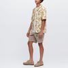 Uniqlo SS23 Пуловер с принтом листьев Рубашка с коротким рукавом Мужские рубашки 458352-01