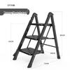 Multi-Functional Telescopic A-Frame Ladder: Indoor Folding Ladder with 3-4 Steps, Thickened for Stability.