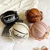 Round Ball Bag Women's Bag Chain Basketball Bag Crossbody Bag