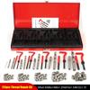 131Pcs Curved Handle Thread Repair Tool M5-M12 Thread Tap Tap And Die Set  Vehicle Maintenance